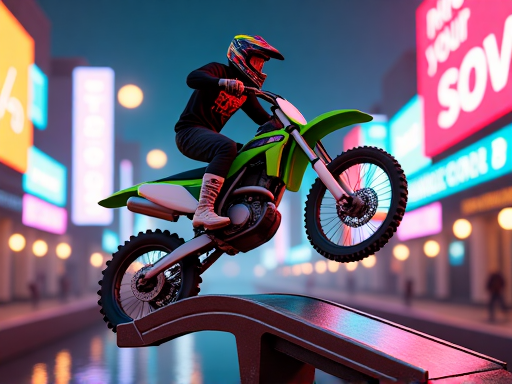 Motocross Pro: Soaring Stunts